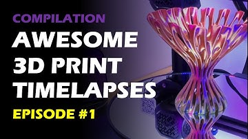 Ep 1: Satisfying 3D Printing Timelapse / Octolapse Compilation (Creality Ender 3 V2)