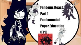 Fandoms React {} REMAKE {} 1/9 {} Fundamental Paper Education