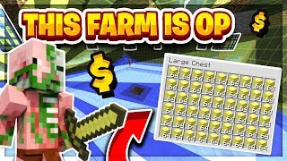 NEW ZOMBIE PIGMAN FARM MAKES $5 BILLION A DAY! | Minecraft Skyblock | PvPWars | Fire #3
