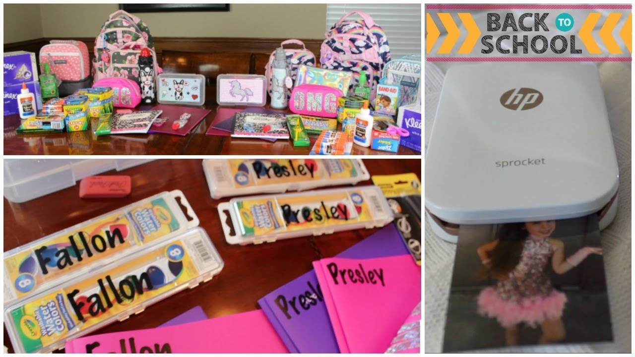 🖍 Back to School Haul ✂️ Decorating Supplies Ideas | LABELING with CRICUT or SILHOUETTE