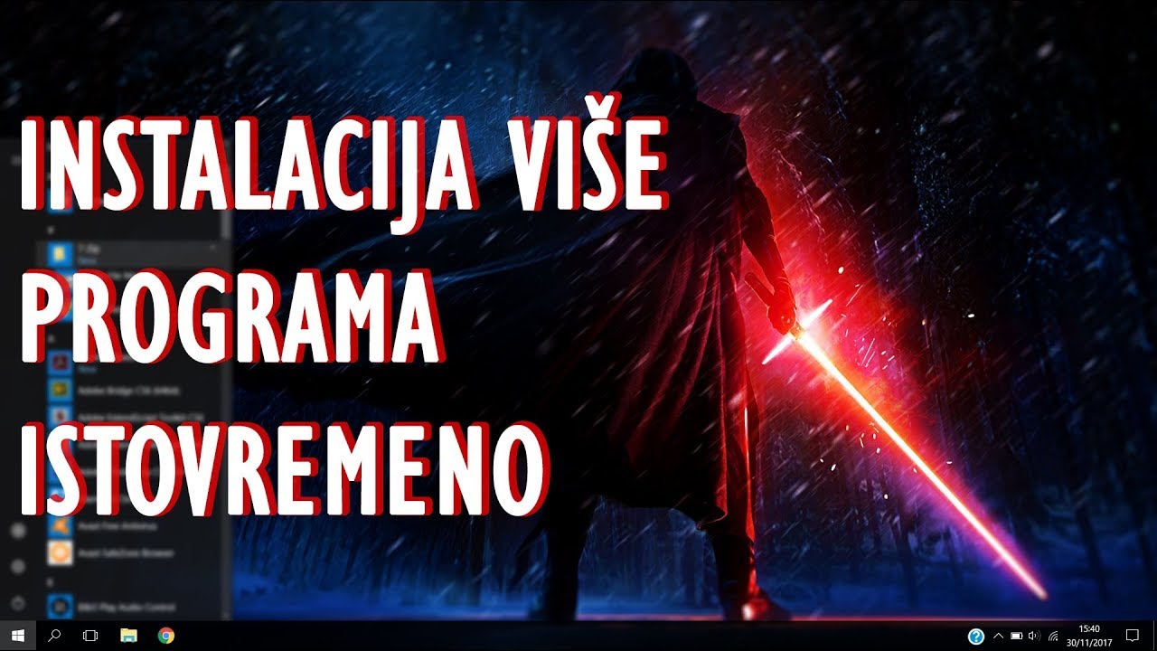 Kako Instalirati / Update više programa istovremeno - YouTube