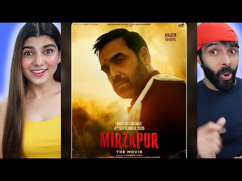 Mirzapur The Movie | Official Hindi Teaser Reaction | Pankaj Tripathi | Ali Fazal | Divyenndu