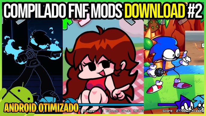 FNF Mod Android Otimizado Download (Pack Compilado) #1 