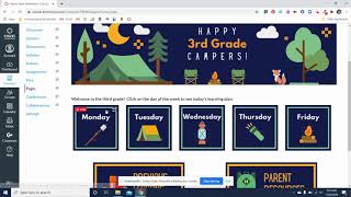 Canvas Elementary Template Tour