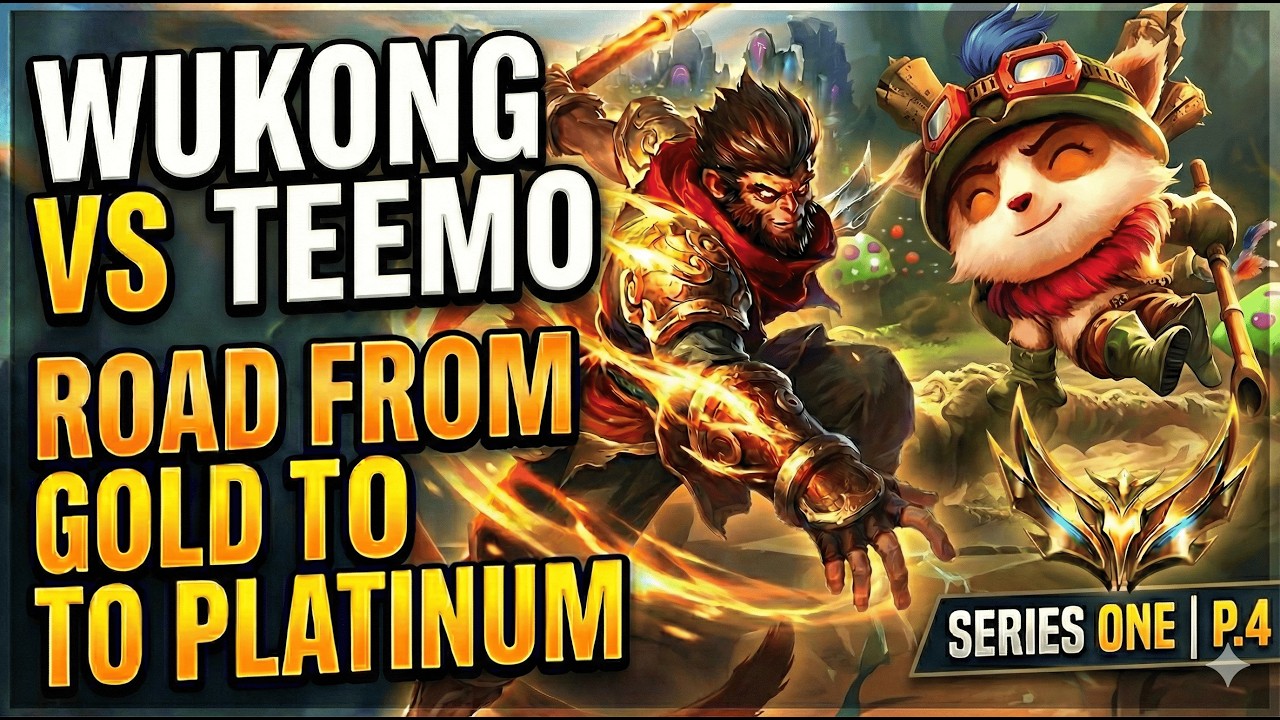 BEST Wukong vs Teemo JUNGLE Gameplay | ROAD TO PLATINUM #4 | LOL Season 2026