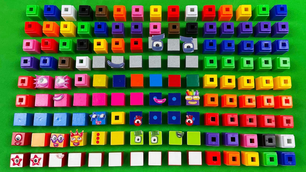 Numberblocks Looking Mathlink Cube And Diy Numberblocks ...