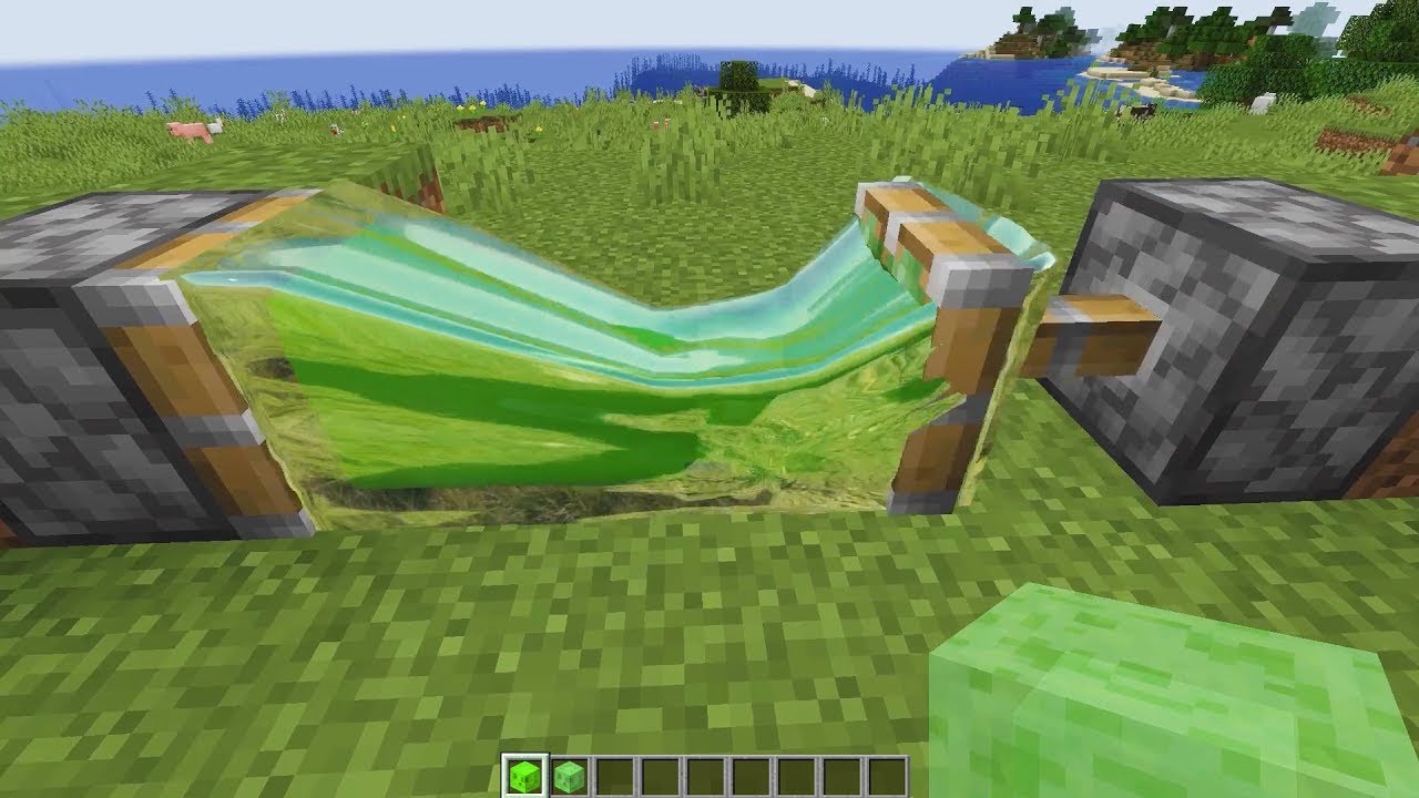 Stretched Minecraft I Stretched Realistic Slime in Minecraft - YouTube