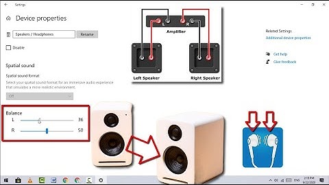 Adjust Sound Balance for Left & Right channel in Windows 10 Easily