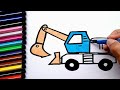 HOW TO DRAW AN ESCAVATOR