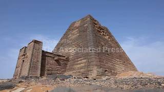 War and accumulating sand threaten Sudan’s Meroe pyramids