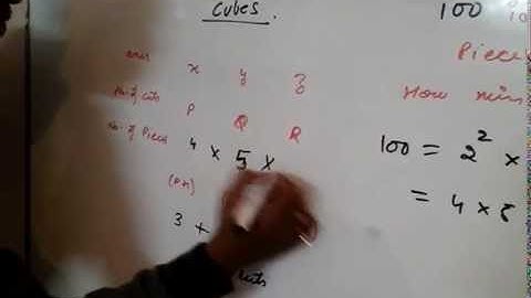 Number of Minimum Cuts required to cut an object into identical parts  : By Abhishek Dangayach