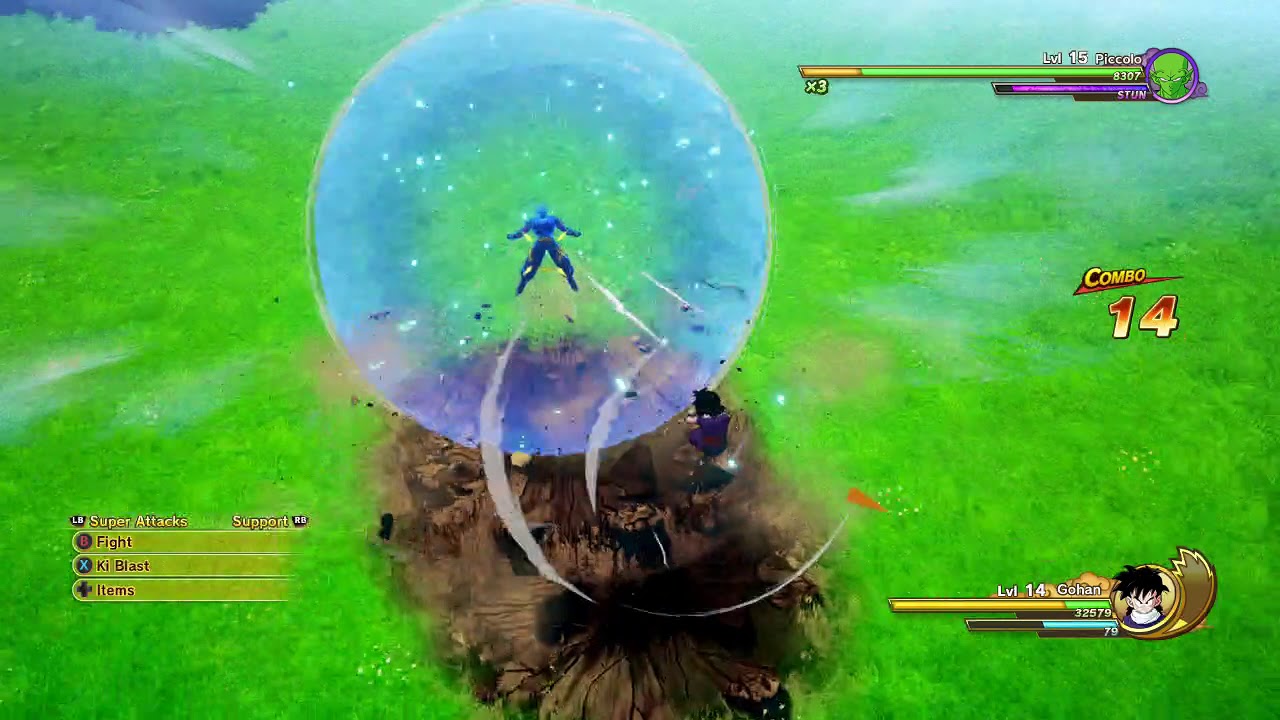 Dragon Ball Z Kakarot Masenko Body Impact Level 2 Versus Piccolo