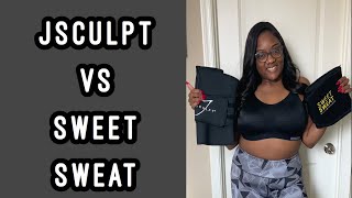 JSculpt VS Sweet Sweat | Fitness Belt Comparison Review Try On | JSculpt Review