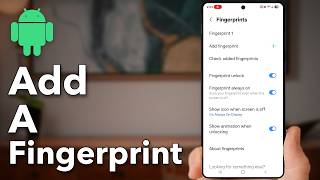 How To Setup And Add A Fingerprint To Android Phone