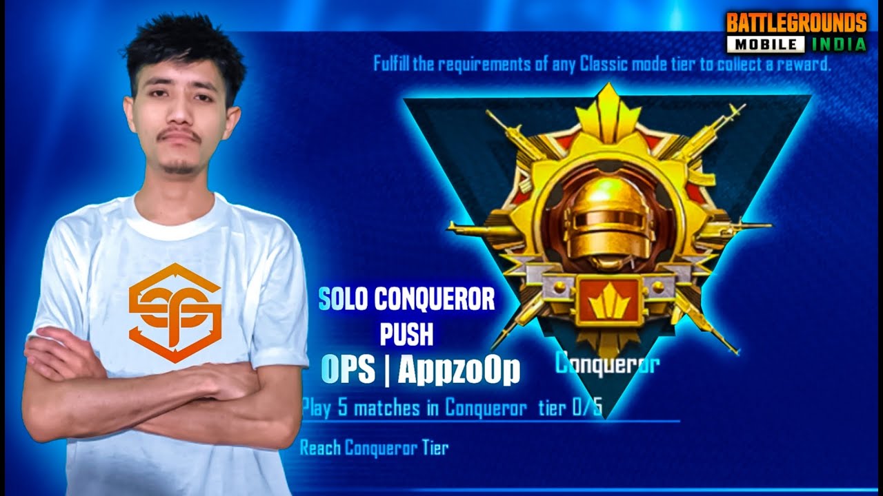 BGMI Live Solo Conqueror Push on OnePlus 5T