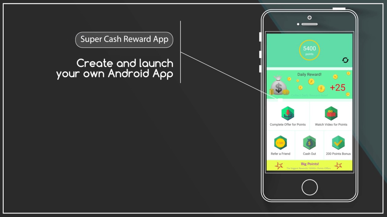 Android studio source code Cash Reward App - YouTube