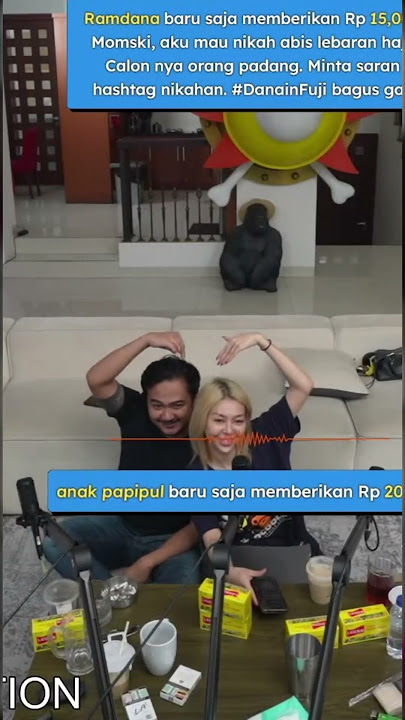 Moski Love bikin love tangan diatas kepalah sama Ipul #MARAPTHON #YB #Tierison #LYuka #GarryAng