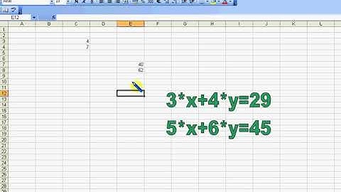 Resolución de ecuaciones por Excel solver