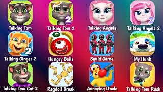 My Tom, Sandwich Runner, Tricky Puzzle, Find The Alien 2, Talking Tom 2, Juan, My Angela, Tom Run screenshot 3