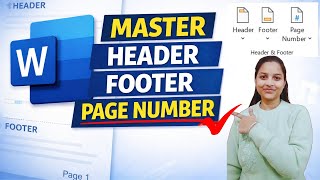 MS Word Tutorial : Master Header, Footer & Page Numbers