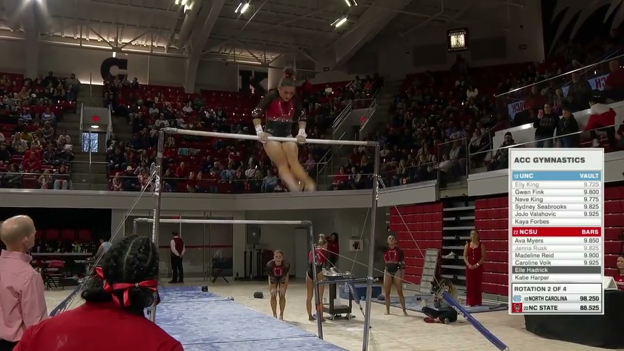Elle Hadrick 9.875 Bars NC State vs UNC 2-8-26