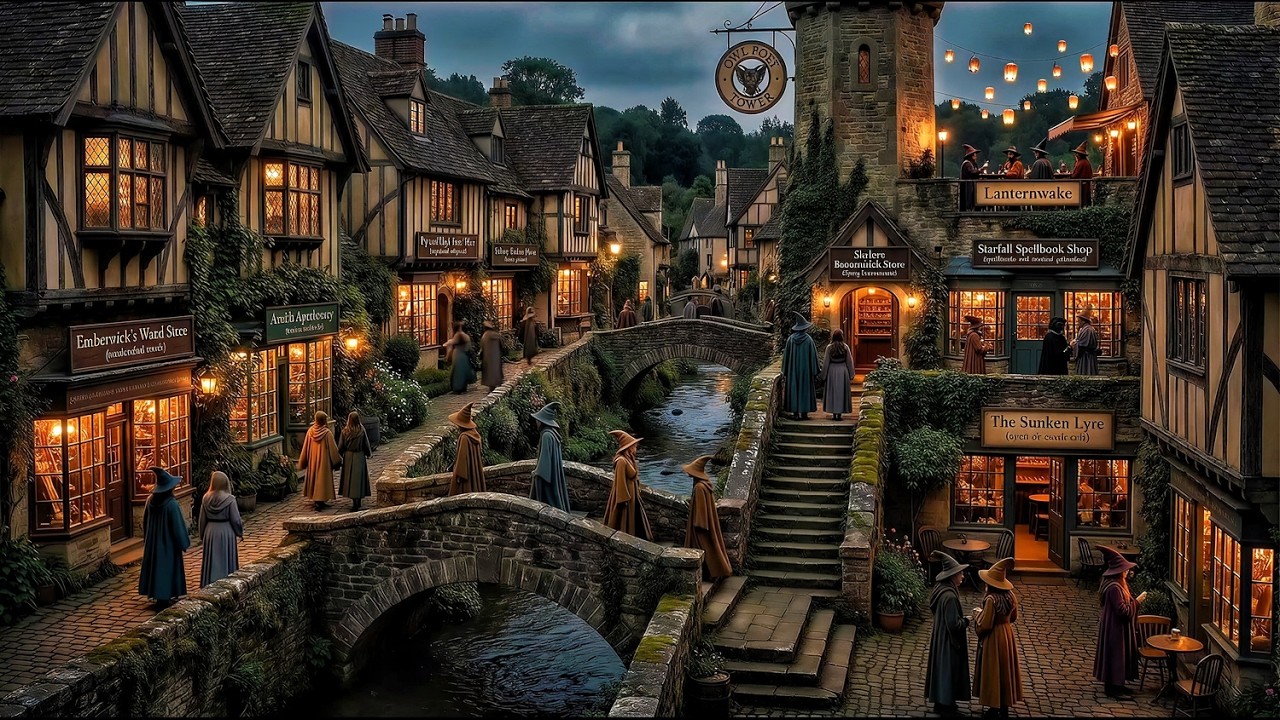 Aurelion’s Market District | Neo-Classical Fantasy Town Ambient for Worldbuilding