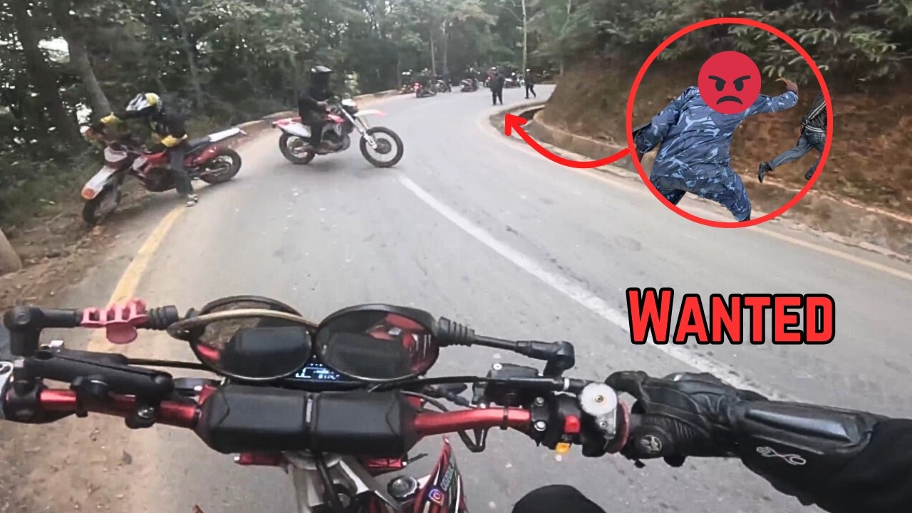 Ride ma jada traffic le lakhatyo | Extreme offroad ride | Police Chase | Uziman vlogs
