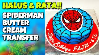 Cara Menghias Kue Ulang tahun Spiderman | Sipderman Cake
