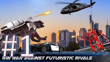 US Police Transform Robot Car Cop Dog game #challenge 1 gameplay (android & ios)