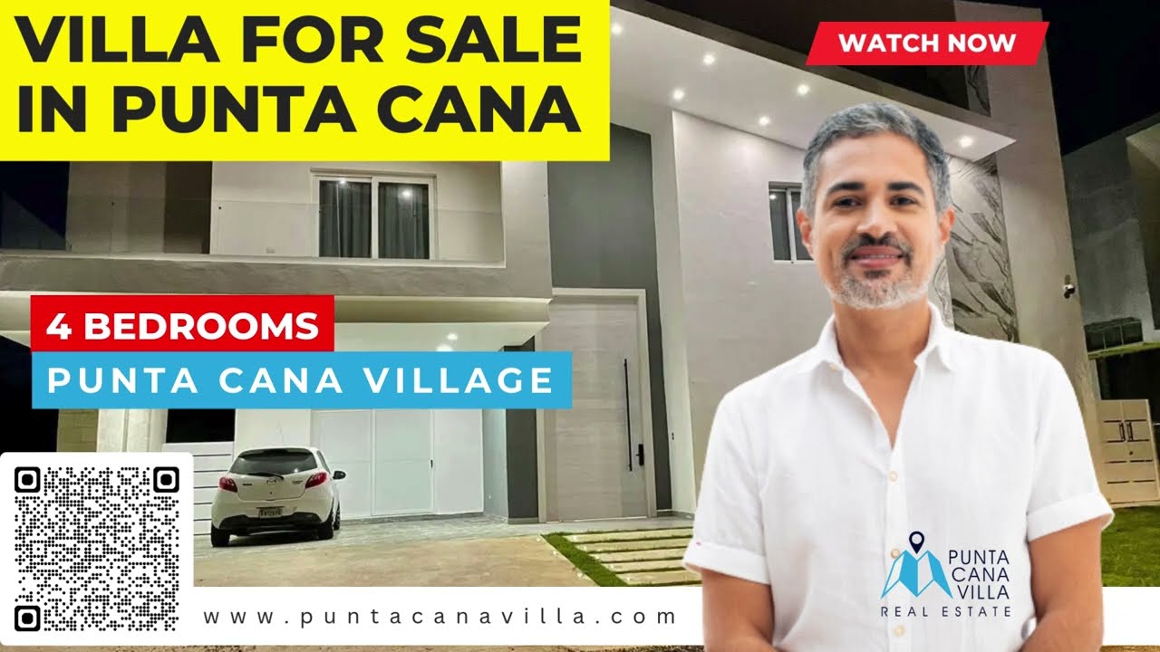 Punta Cana Village, Four Bedroom Villa for Sale in Punta Cana ID-3046, Punta Cana,Dominican Republic