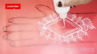 NASHQAD YARO FUDUD | EASY MEHENDI DESIGN | Simply Hinda