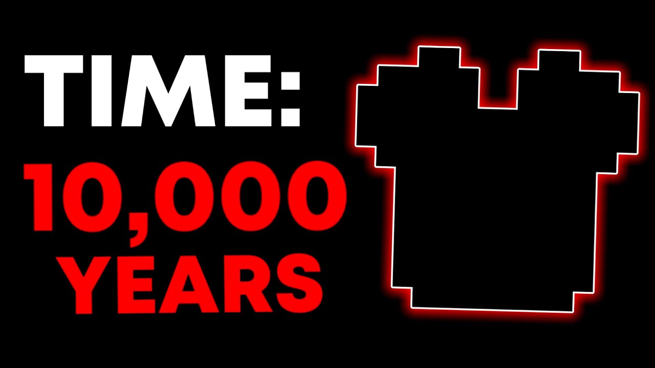 It takes 10,000 years to get this armor (hypixel skyblock)