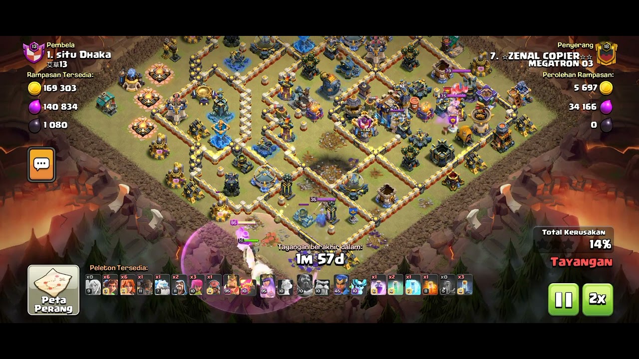 War klasik th 16 vs 18 pairbol hog raider masih op