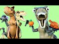 Lego jurassic world stop motion  trex thanksgiving party fail  reptibian bricks