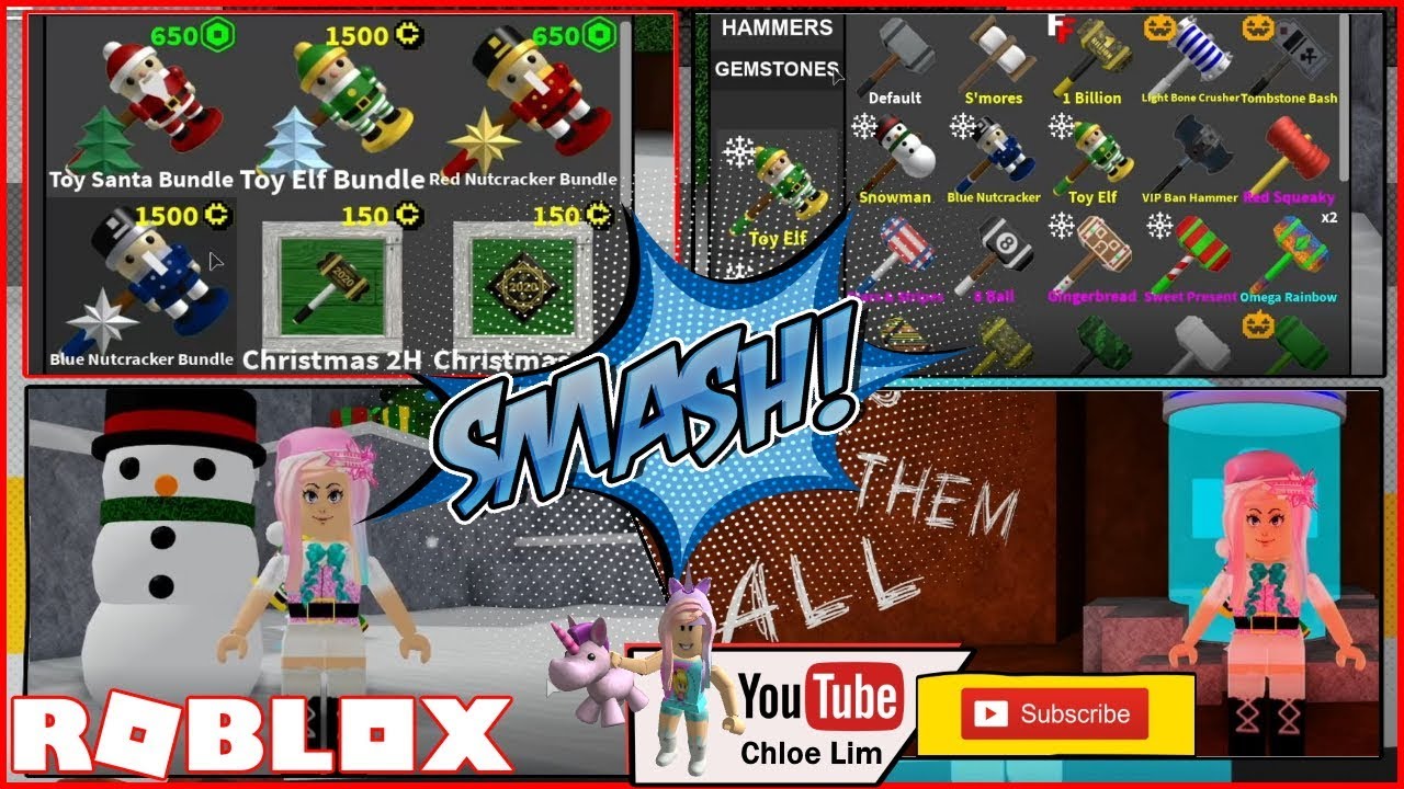 I BOUGHT ALL THE NEW HAMMERS AND GEMS!! (Roblox Flee The Facility