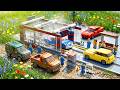 Miniature Construction: Building a Tiny Fully Functional Car Wash with Automatic Water Pump System