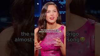Olivia Rodrigo almost changed her whole song