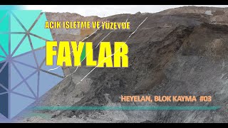 Açık İşletme Madenciliğinde Ve Yüzeyde Fay Kaynaklı Sorunlar