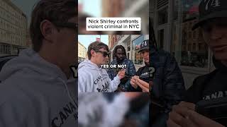 Nick Shirley alleges: Nick Shirley confronts violent criminal