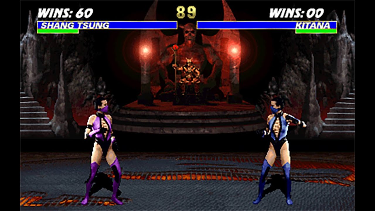 Mileena Fatality I - Ultimate Mortal Kombat 3 (GIF)