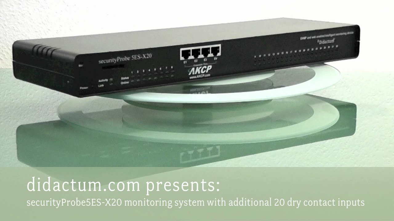 Monitoring of remote telecom sites with securityProbe5ES-X20 devices