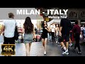 MILAN City Walk |  4K UHD | ⛅ | 🇮🇹 | ITALY