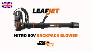 WORX WG572E NITRO 80V BACKPACK BLOWER  EN