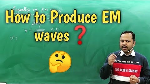 How to Produce Electromagnetic waves? | one min concept 🔥 12th Physics #shorts