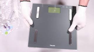 Unboxing Beurer Bathroom Scale BF 180 hands on review