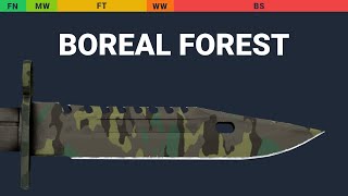 M9 Bayonet Boreal Forest - Skin Float And Wear Preview