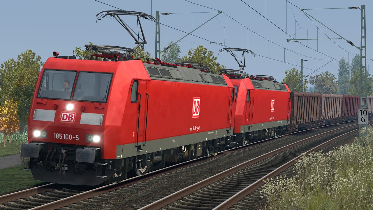 LET'S PLAY Train Simulator 2021 / Tonerde (3000t) nach Chiasso / BR 185.1 / Freiburg-Basel Reloaded
