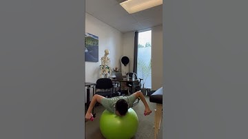 Prone row + ER + OH press on Swiss Ball
