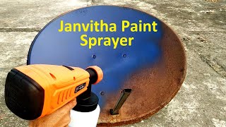 Janvitha HVLP Hand Held Electric Paint Spray Gun 550W unboxing and review