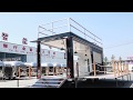 Twofloor foldable mobile wine bar food truck concession trailer for customization